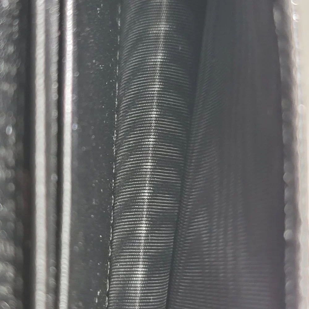 Dior Black Leather Saddle Flap Card Case
